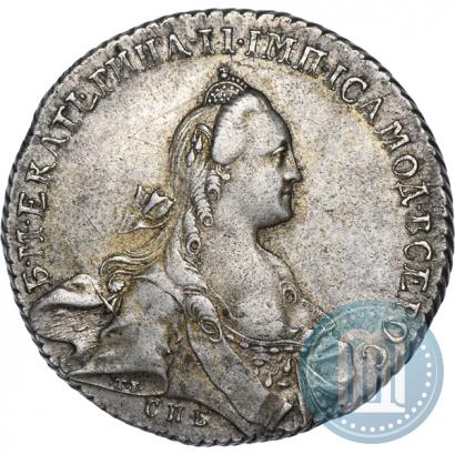 Picture 1 rouble 1766 year СПБ-АШ 