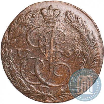 Picture 5 kopecks 1769 year ЕМ 