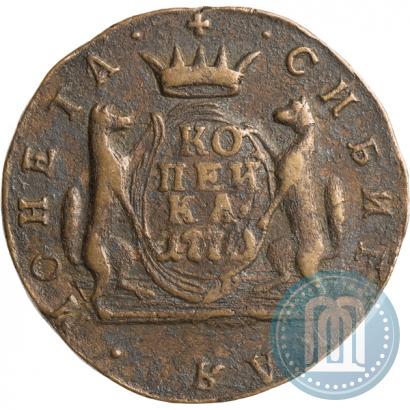 Фото 1 копейка 1770 года КМ 