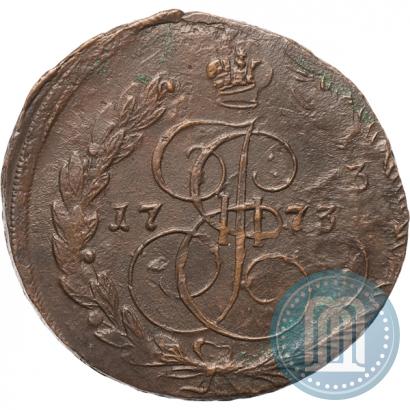 Picture 5 kopecks 1773 year ЕМ 