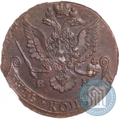 Фото 5 копеек 1782 года ЕМ 