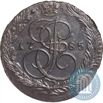 Picture 5 kopecks 1785 year ЕМ 