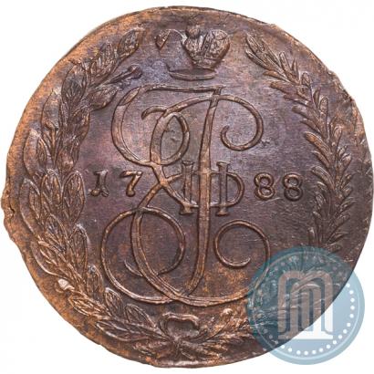 Фото 5 копеек 1788 года ЕМ 