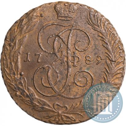 Фото 5 копеек 1789 года АМ 