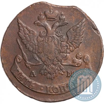 Фото 5 копеек 1789 года АМ 