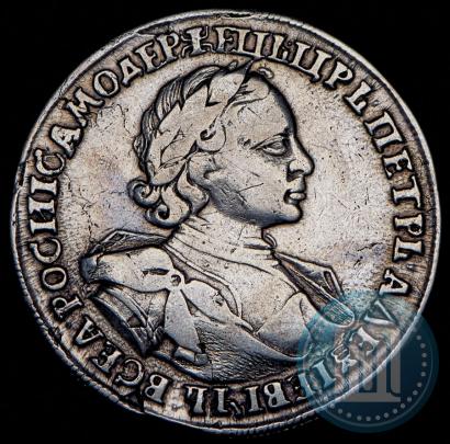 Фото 1 рубль 1720 года  "Портрет в латах"