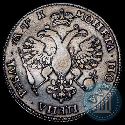 Фото 1 рубль 1720 года  "Портрет в латах"