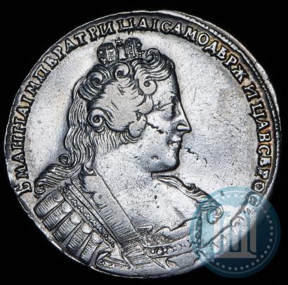Фото 1 рубль 1733 года  
