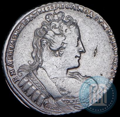 Фото 1 рубль 1733 года  