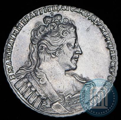 Фото 1 рубль 1734 года  "Тип 1732 года"