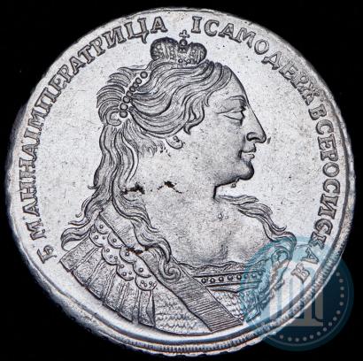 Фото 1 рубль 1734 года  "Тип 1735 года"