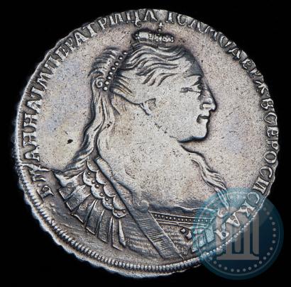 Фото 1 рубль 1734 года  "Тип 1735 года"