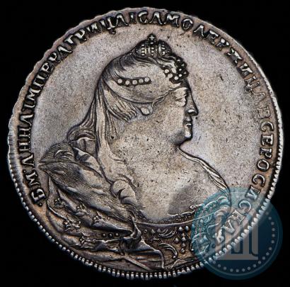 Фото 1 рубль 1738 года  "Московский тип"
