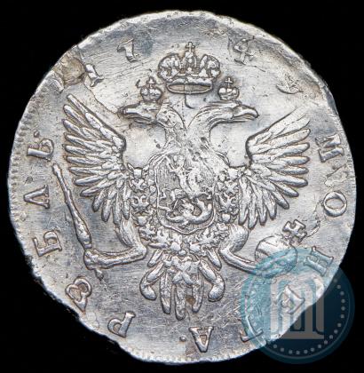 Фото 1 рубль 1749 года СПБ 