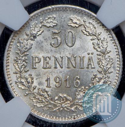 Фото 50 пенни 1916 года S 