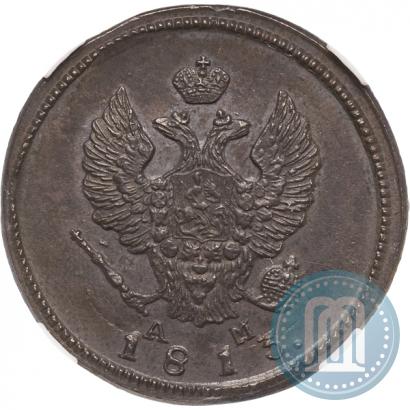 Picture 2 kopecks 1813 year КМ-АМ 
