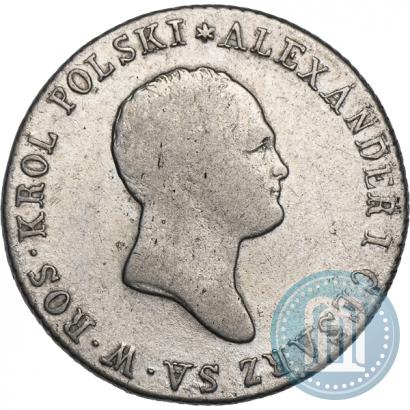 Фото 2 злотых 1817 года IB 