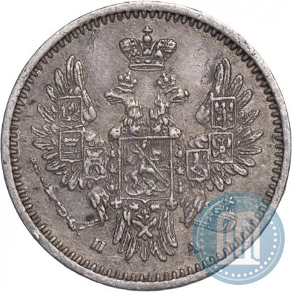 Фото 5 копеек 1852 года СПБ-ПА 
