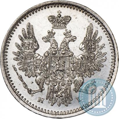 Фото 5 копеек 1853 года СПБ-HI 