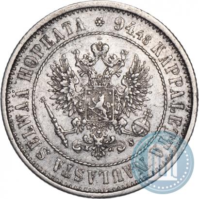 Picture 1 markka 1874 year S 