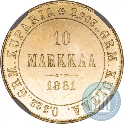 Фото 10 марок 1881 года S 