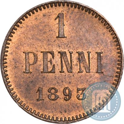Picture 1 penni 1893 year  