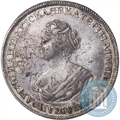 Фото 1 рубль 1725 года  "Траурный"