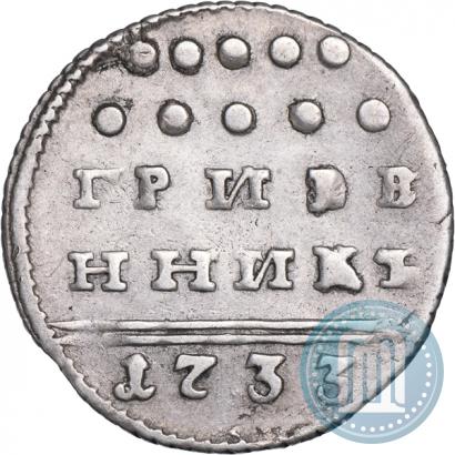 Фото Гривенник 1733 года  