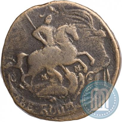 Фото 2 копейки 1763 года ММ 
