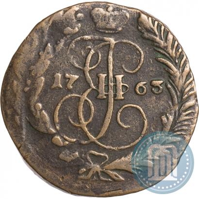 Фото 2 копейки 1763 года ММ 