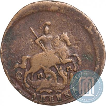 Фото 1 копейка 1766 года ММ 