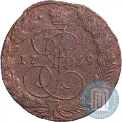 Фото 2 копейки 1769 года ЕМ 
