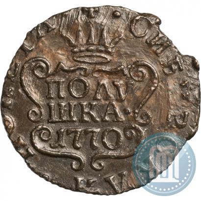 Фото Полушка 1770 года КМ 
