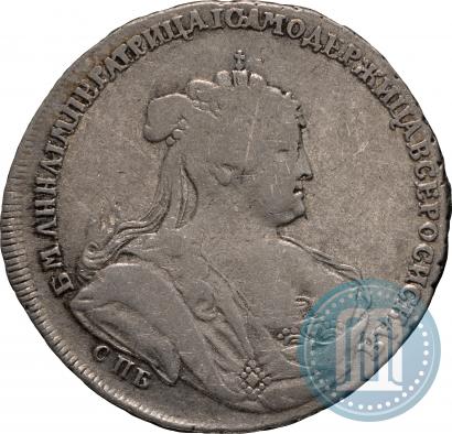 Фото Полтина 1738 года СПБ "Петербургский тип"