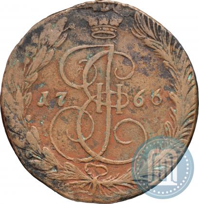 Фото 5 копеек 1766 года ЕМ 