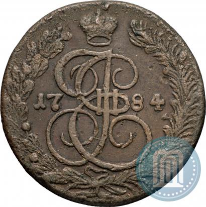 Фото 5 копеек 1784 года КМ 