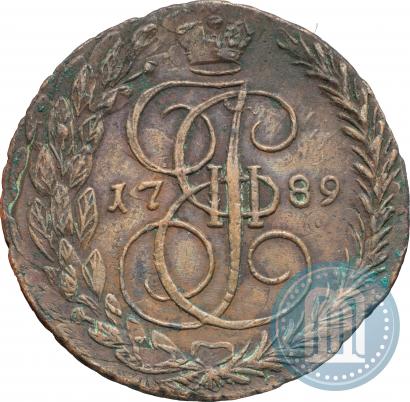 Фото 5 копеек 1789 года ЕМ 