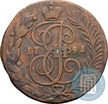 Фото 2 копейки 1791 года АМ 