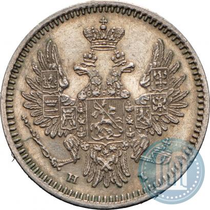 Фото 5 копеек 1854 года СПБ-HI 