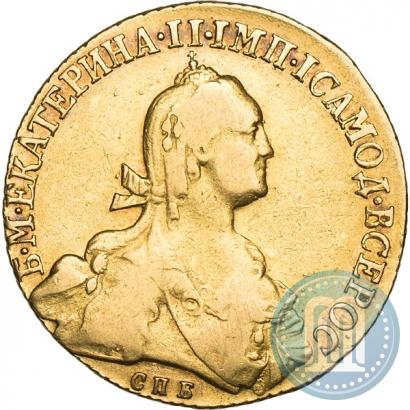 Picture 10 roubles 1775 year СПБ 