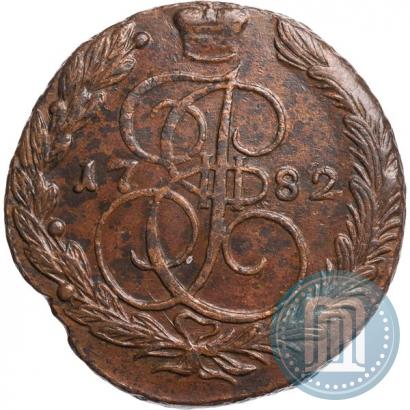 Picture 5 kopecks 1782 year ЕМ 