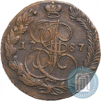 Picture 5 kopecks 1787 year ЕМ 