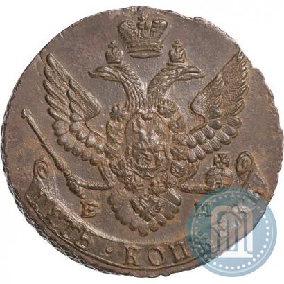 Picture 5 kopecks 1788 year ЕМ 