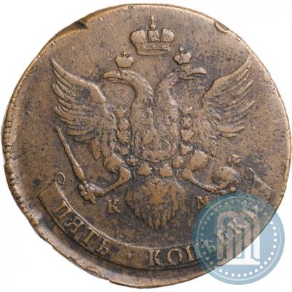 Picture 5 kopecks 1788 year КМ 