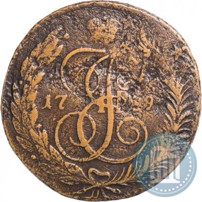 Picture 5 kopecks 1789 year ММ 
