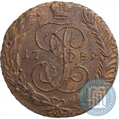 Picture 5 kopecks 1789 year АМ 