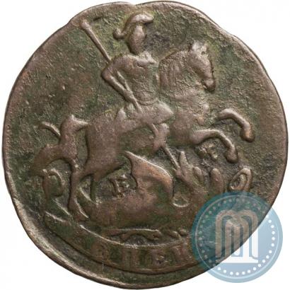 Picture 1 kopeck 1790 year ЕМ 
