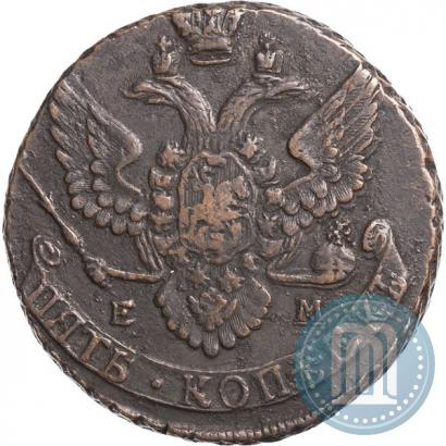 Picture 5 kopecks 1796 year ЕМ 