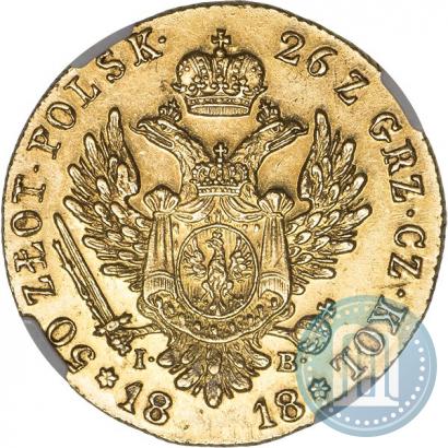 Picture 50 złotych 1818 year IB 