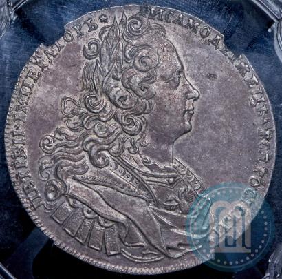 Фото 1 рубль 1727 года  "Московский тип"